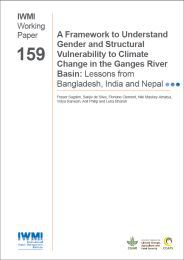 A framework to understand gender and structural vulnerability to climate change in the Ganges River Basin: lessons from Bangladesh, India and Nepal